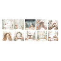 Dutch Doobadoo Collage Paper Set A4 Winter Wonderland (473.005.073)